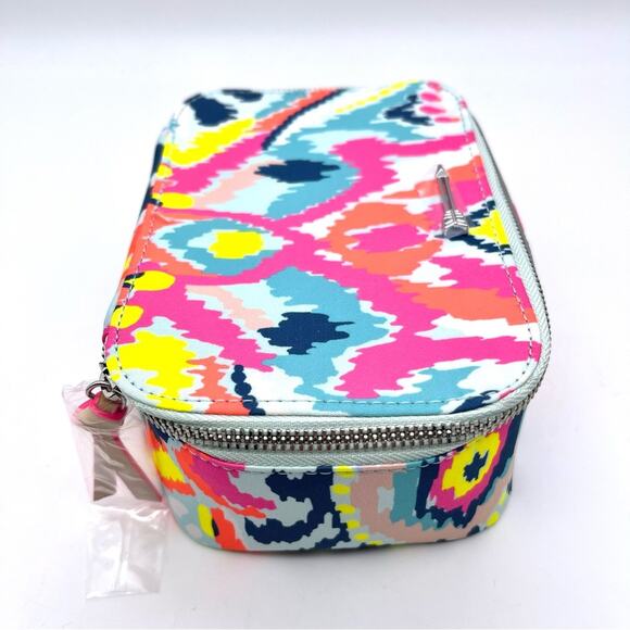 Stella & Dot Travel Jewelry Case Multi Ikat - New in Original Packaging - Picture 3 of 14